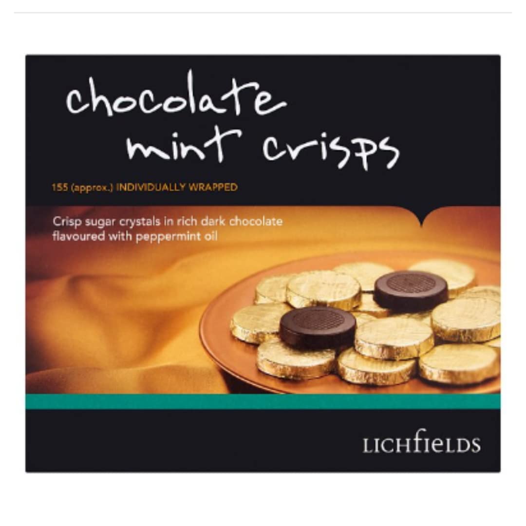 Lichfields Chocolate Mint Crisps - 1kg Bulk Vegetarian Confectionery