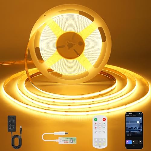ACELUMO COB LED Strip 10m | Smart App Control Dotless Warm White 2700K