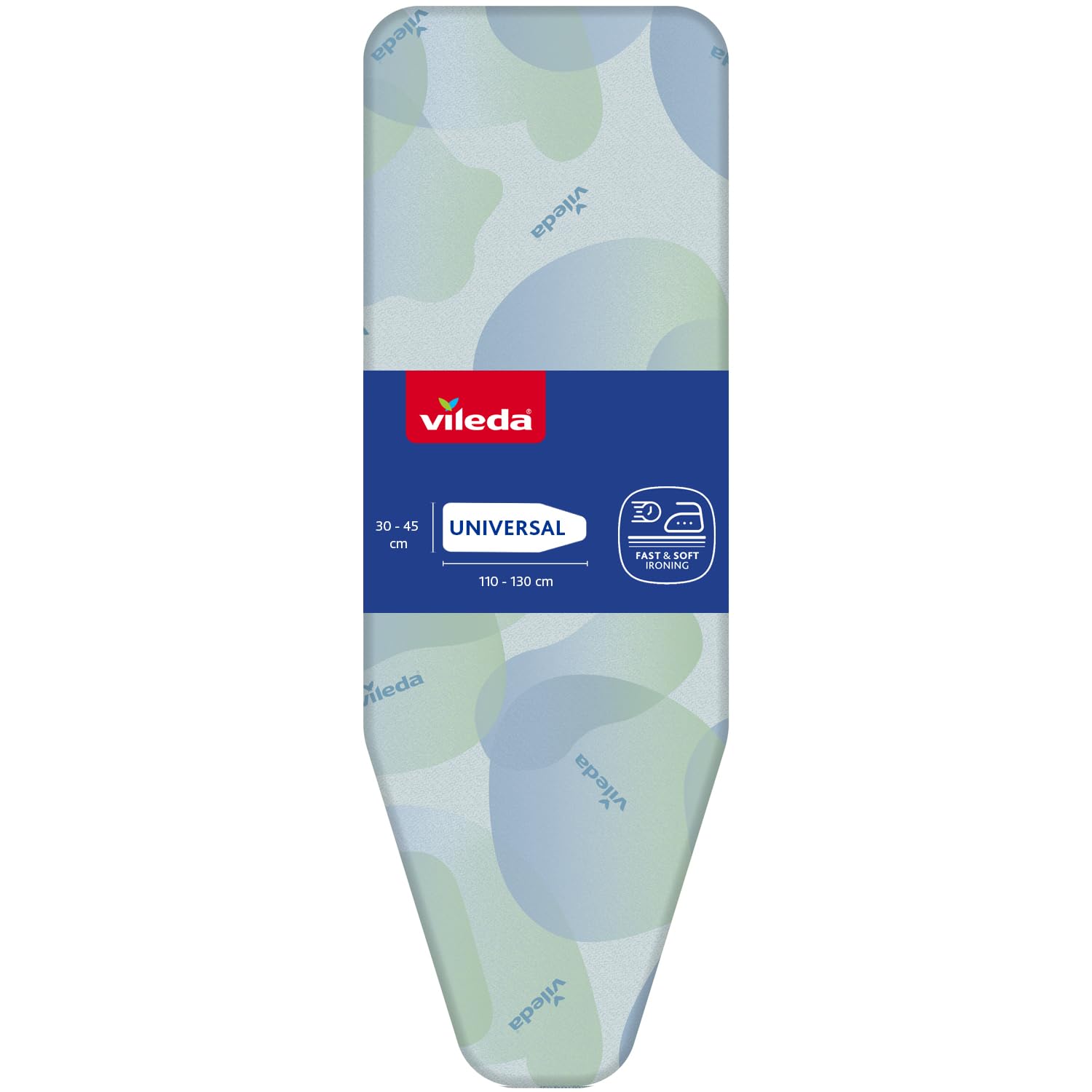 Vileda 2-in-1 Premium Ironing Board Cover – Universal Fit (110-130cm)