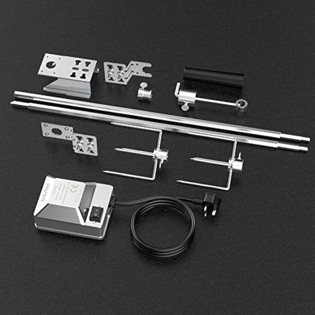 Onlyfire Universal Gas Grill Rotisserie Kit | 114cm Heavy Duty Hex Rod