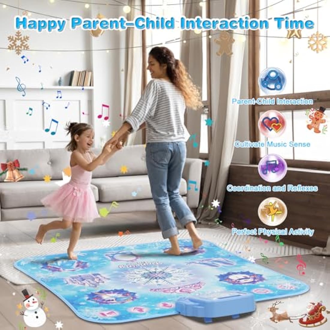Surelect Princess Dance Mat – 8-Button Bluetooth Musical Toy for Girls