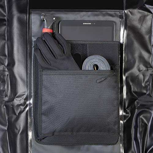 Ettore 30L Waterproof Cycling Rucksack | Reflective Dry Bag – Black