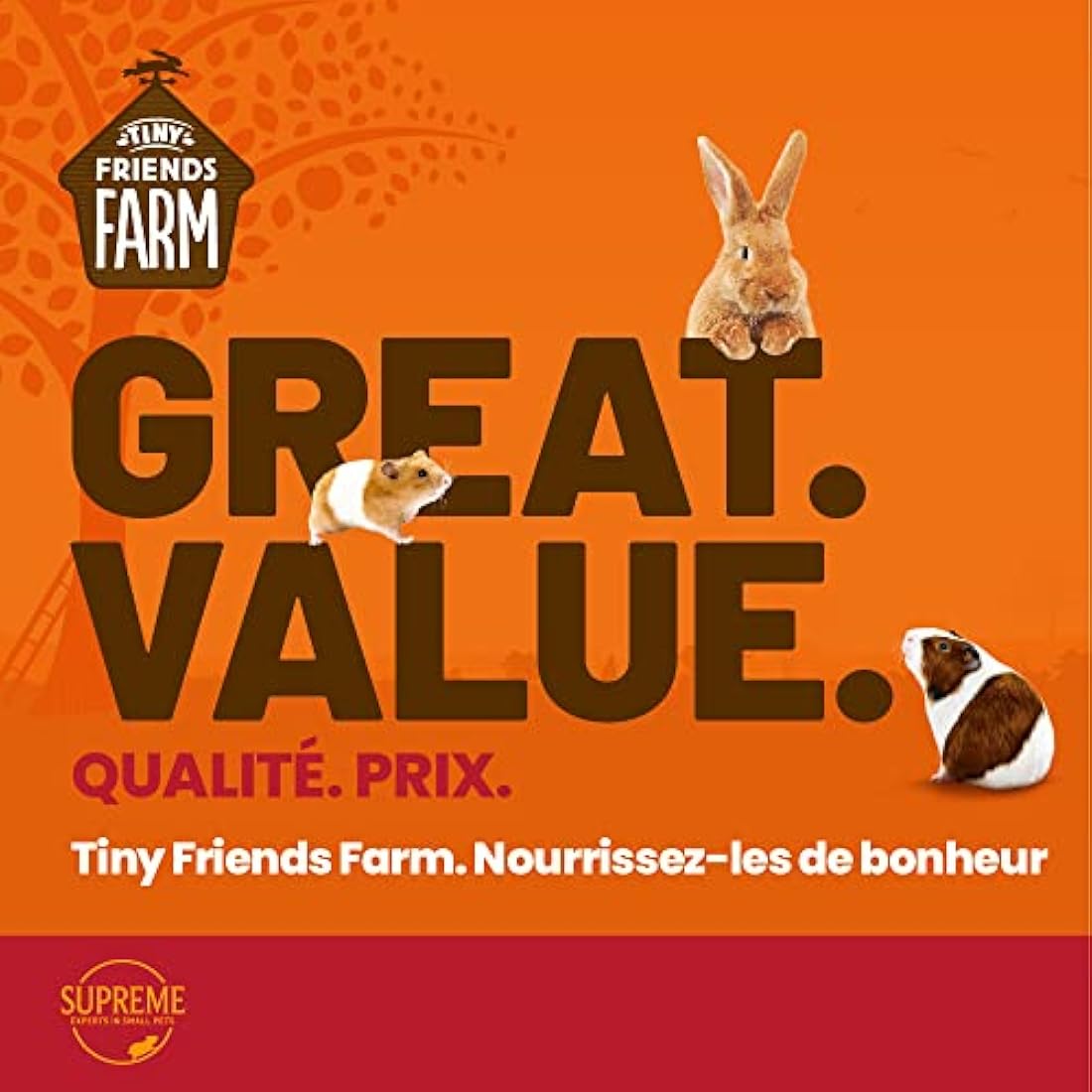 Supreme Tiny Friends Farm Apple & Cranberry Stickles for Small Pets