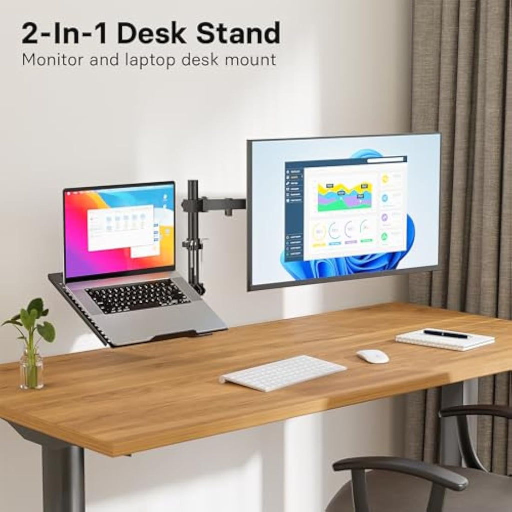 Redbat Adjustable Monitor Arm and Laptop Stand for 13-32 Inch Screens