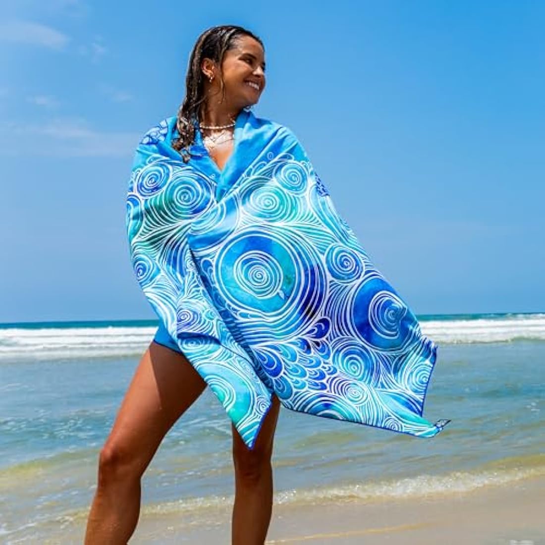 Jolof Store Microfiber Beach Towel – Quick Dry Sand-Free Travel Towel