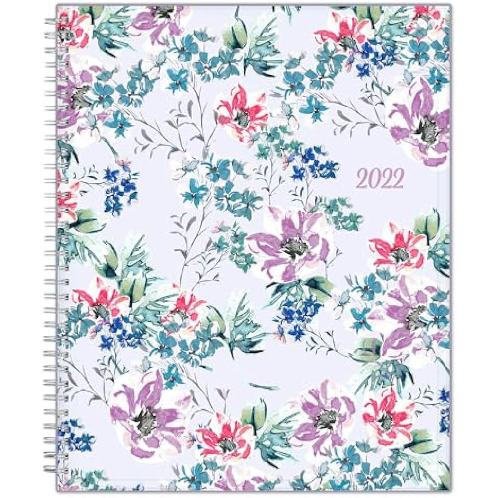 Blue Sky 2022 Weekly & Monthly Planner | 8.5" x 11" Laila Wirebound
