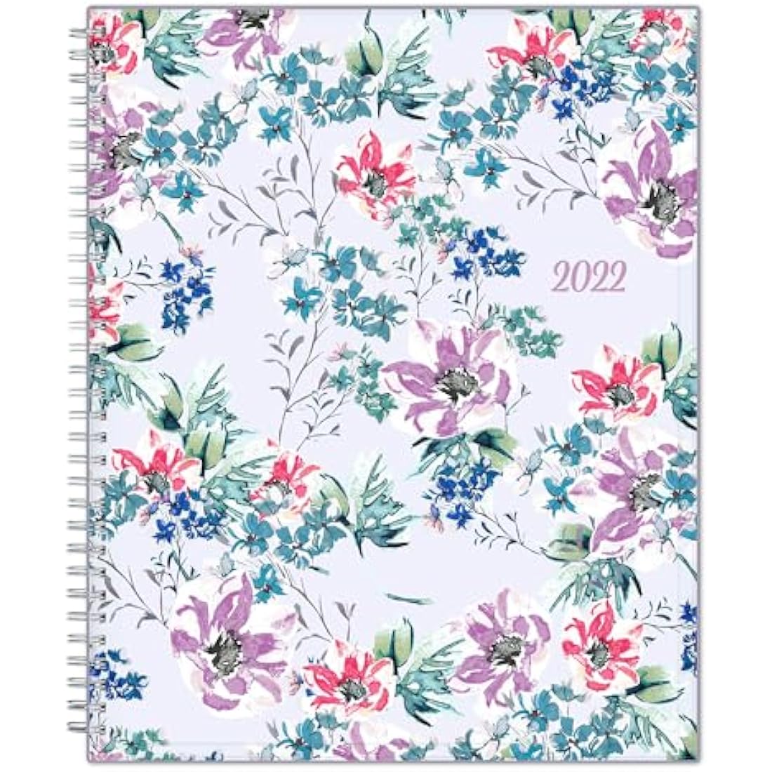 Blue Sky 2022 Weekly & Monthly Planner | 8.5" x 11" Laila Wirebound