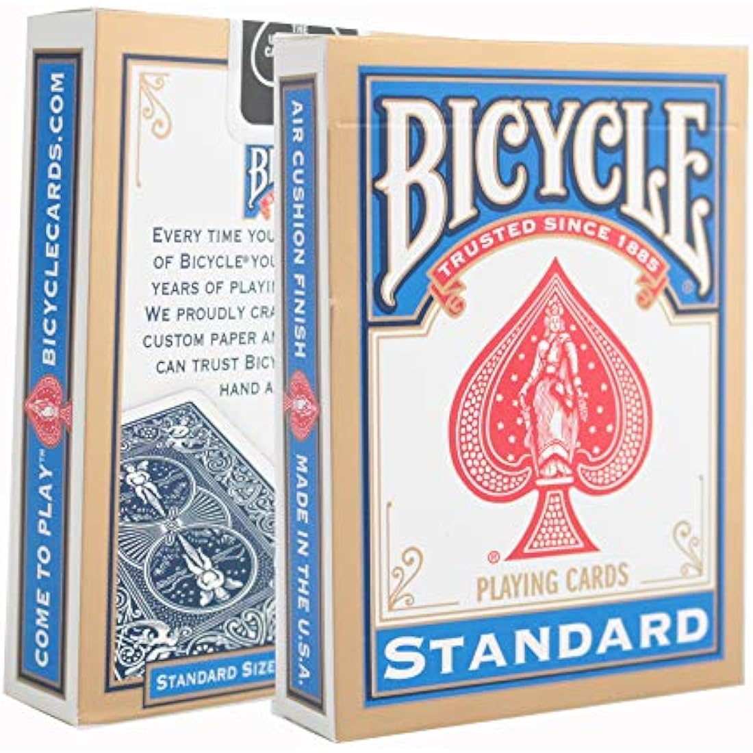 Bicycle Stripper Deck Magic Card Trick with Cipher Bag - Blue
