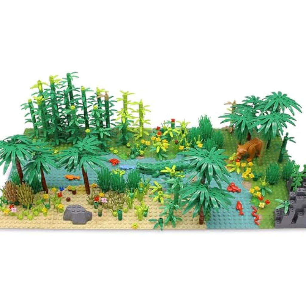 Jungle Animals Building Blocks – 582pc Forest Garden Set