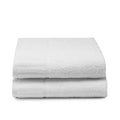 Egyptian Cotton Bath Towels – 2 Pack White Hotel Towels