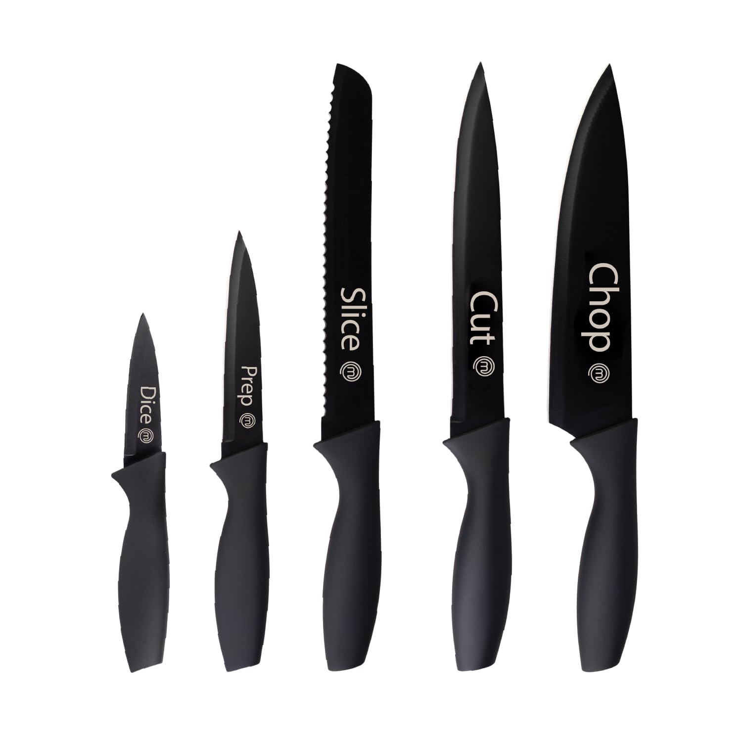 MasterChef 5-Piece Kitchen Knife Set | Non-Stick Stainless Steel