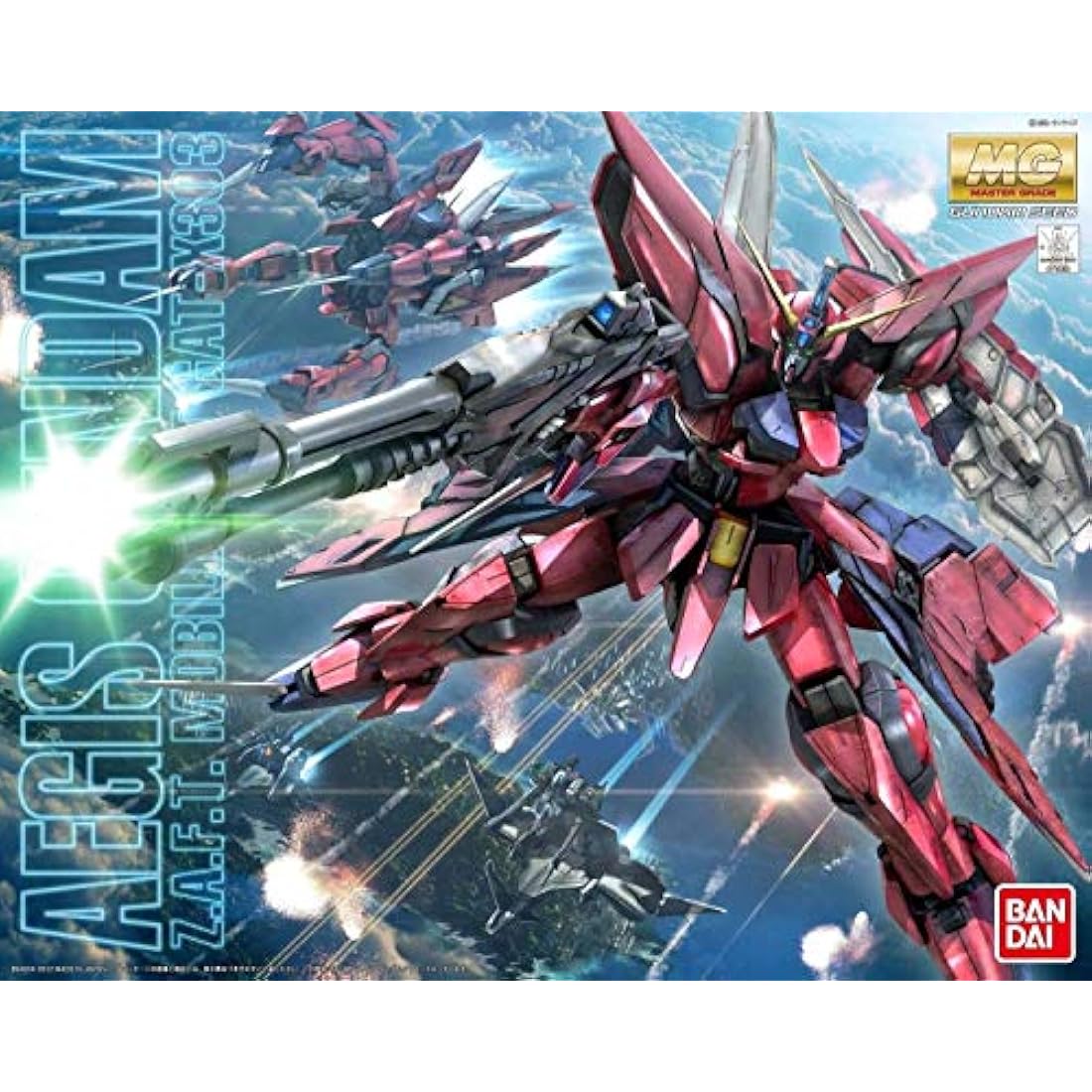 Bandai Hobby Aegis Gundam Seed Master Grade 1/100 Model Kit