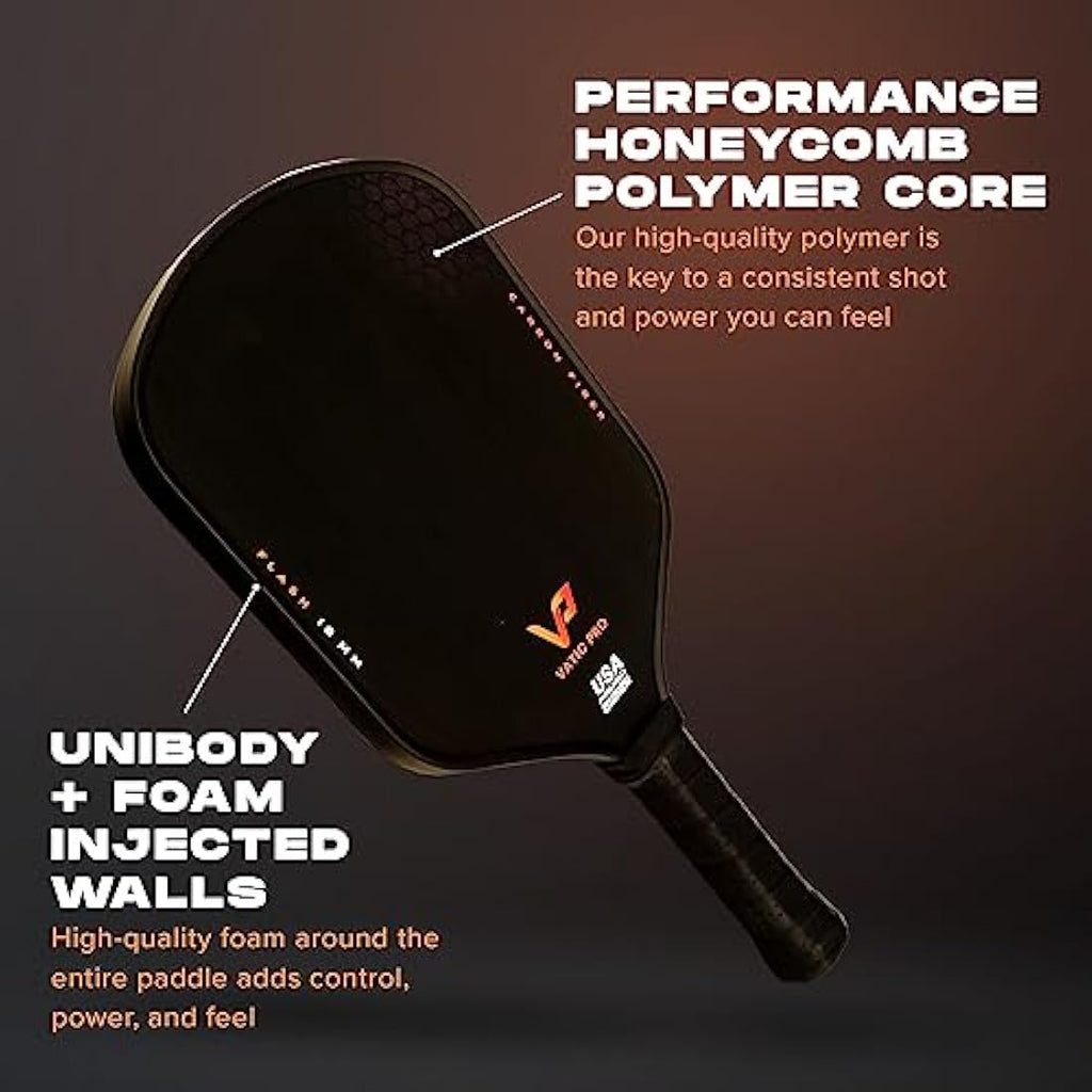 Vatic Pro Kohlefaser Pickleball Paddle – 16mm Thermogeformt USAPA