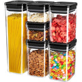 MR.SIGA 6-Piece Airtight Food Storage Container Set | BPA Free Stackable
