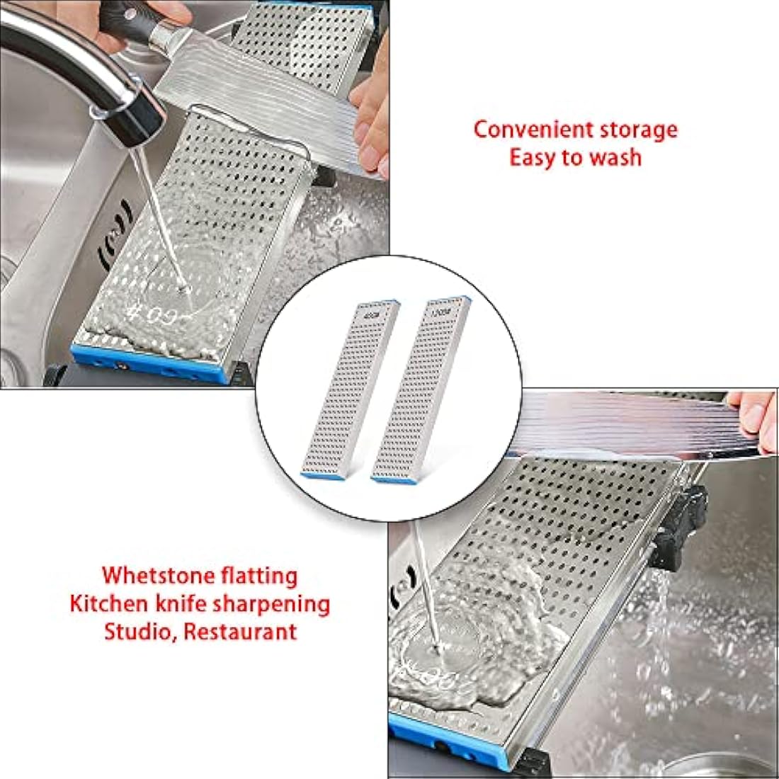 Jolof Store Diamond Flattening Stone | 400/1200 Grit Lapping Plate