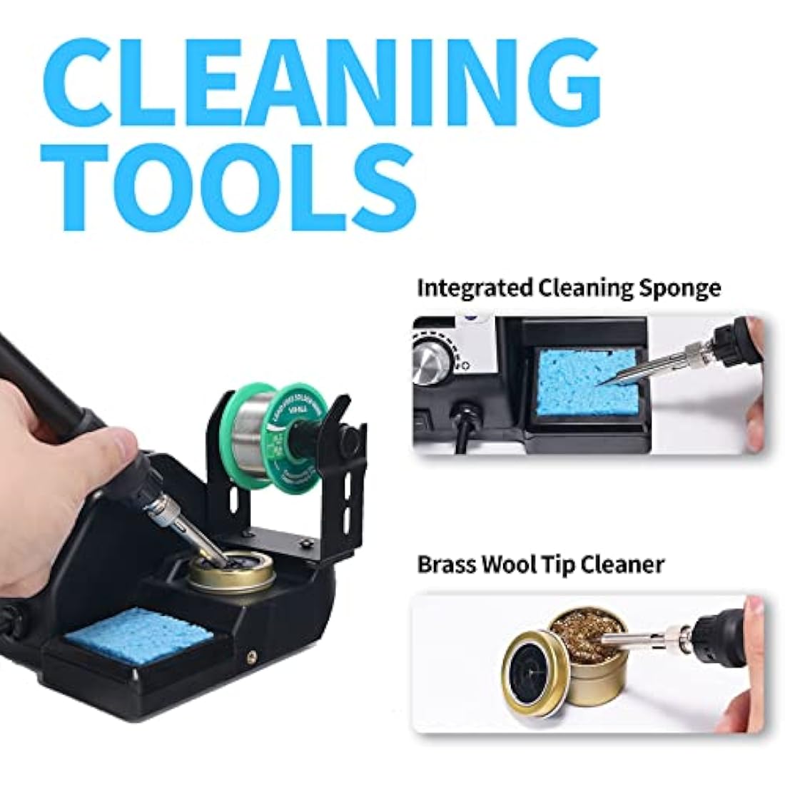 YIHUA 926LED IV 60W Digital Soldering Iron Station Kit with Helping Hands