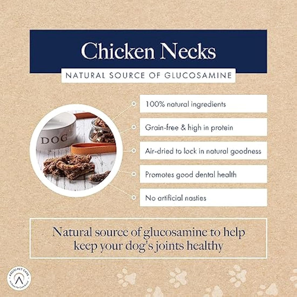 Hollings Chicken Necks Natural Dog Treats | Grain Free & High Protein (2kg)