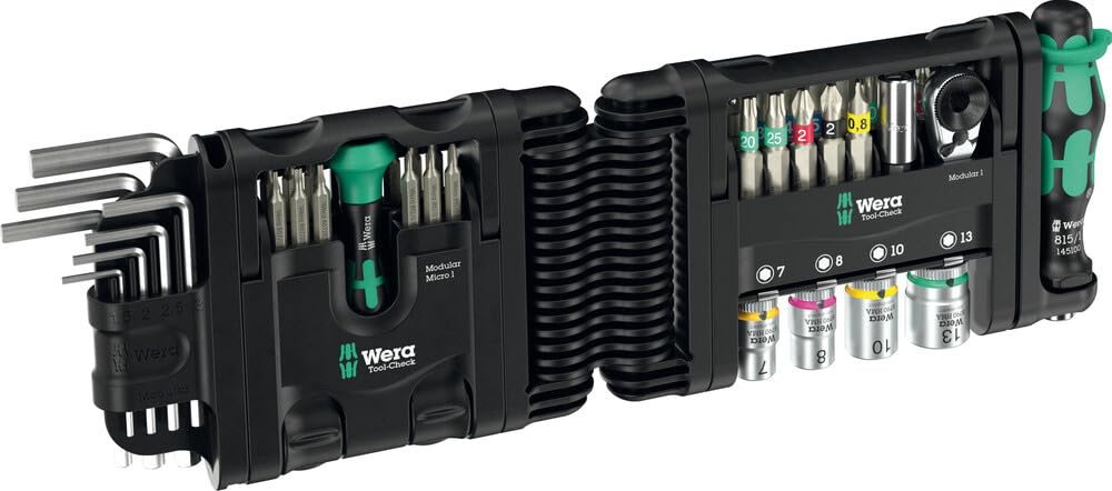 Wera 50 Piece Tool-Check Modular Set 1 | Socket and Bit Set