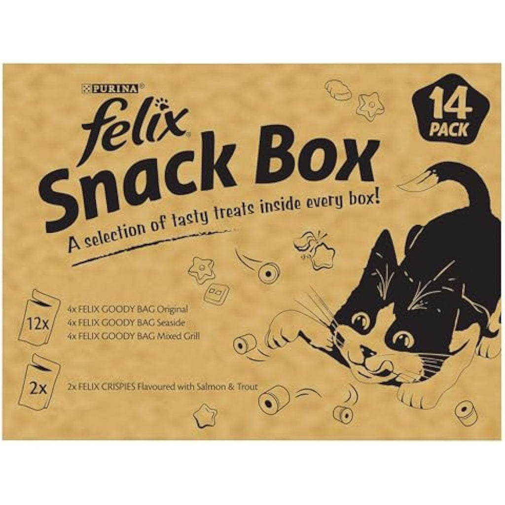 Felix Mixed Variety Adult Cat Treats - 810g Snack Box Pack