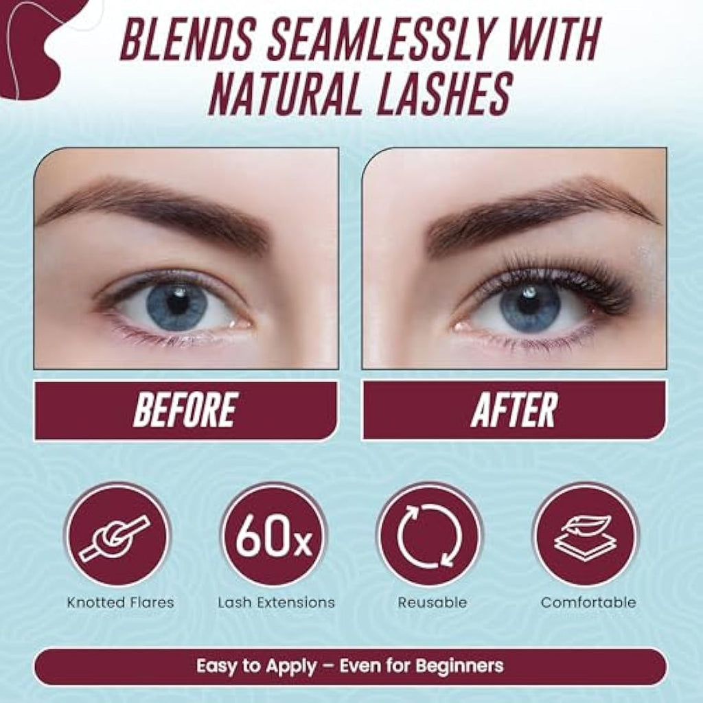 Jolof Store Cluster Eyelashes – Ultra Thick Cat Eye Lash Extensions