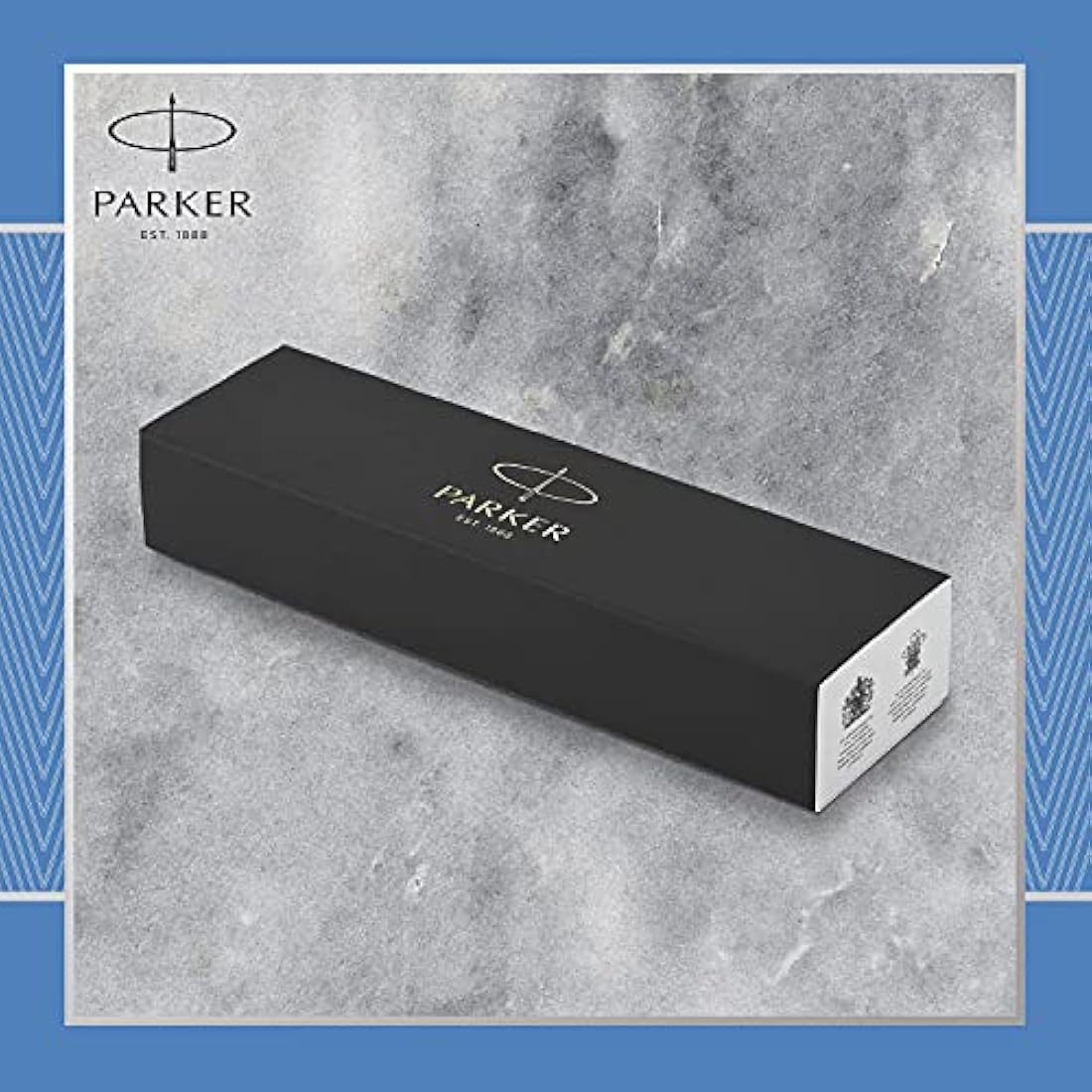 Parker IM Ballpoint Pen – Blue Grey with Chrome Trim, Medium Point
