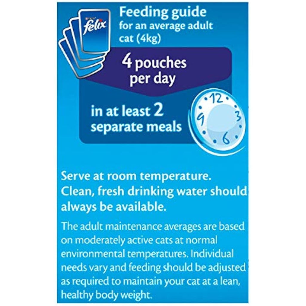 Felix Original Mixed Selection in Jelly Wet Cat Food - 12 x 100g Pouches