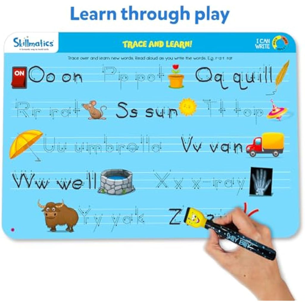 Skillmatics I Can Write - Reusable Preschool Writing Activity Mats