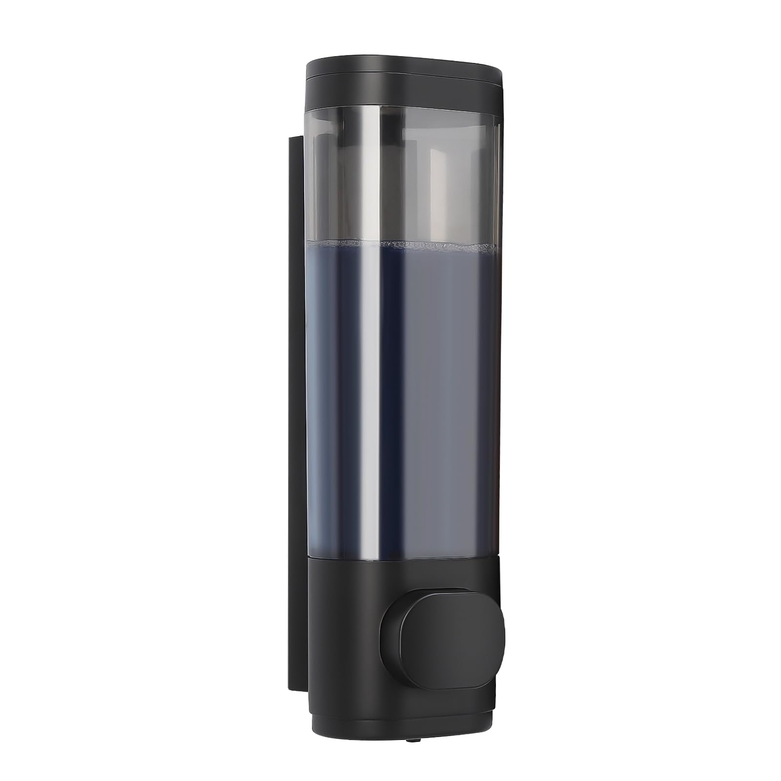 Wall Mounted Shampoo Dispenser – 300ml No Drill Black