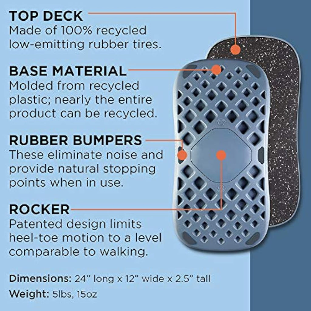 FluidStance The Plane Balance Board – Eco-Friendly Standing Desk Accessory