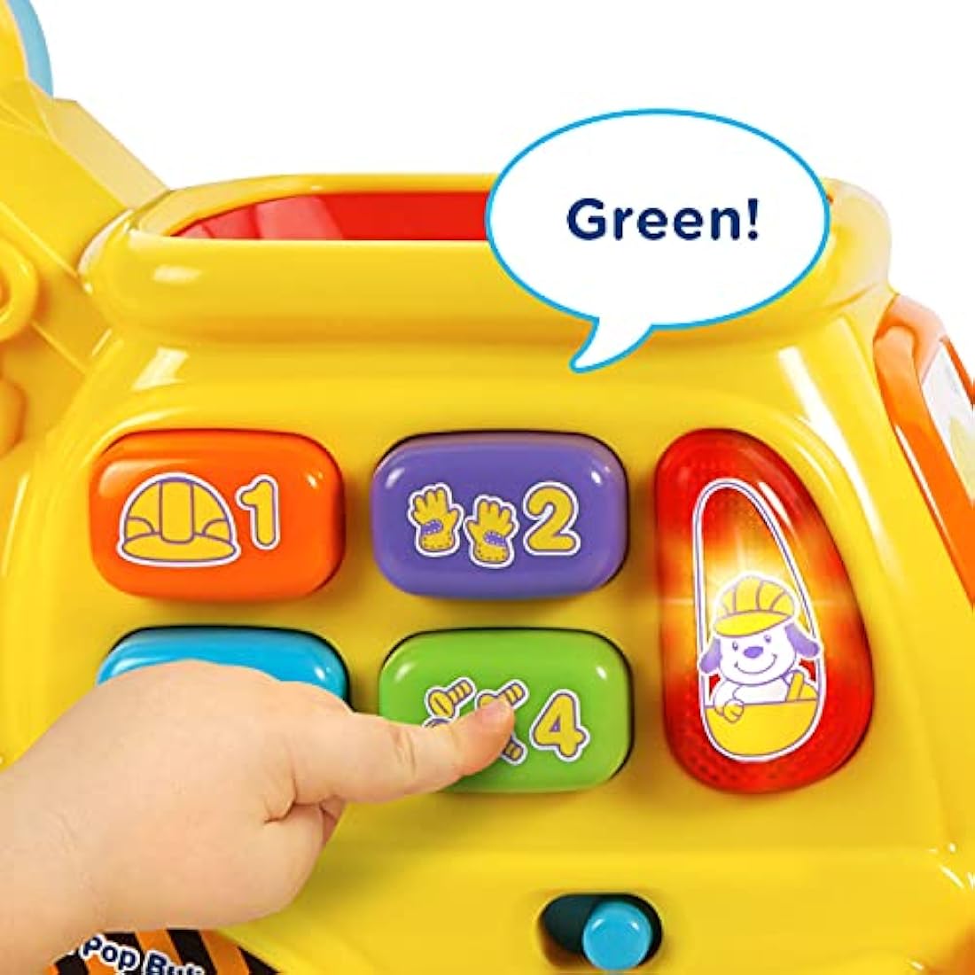 VTech Pop-a-Balls Push & Pop Bulldozer – Interactive Toddler Toy