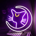 Sailor Moon Cat Neon Sign – LED Anime Wall Decor for Bedroom