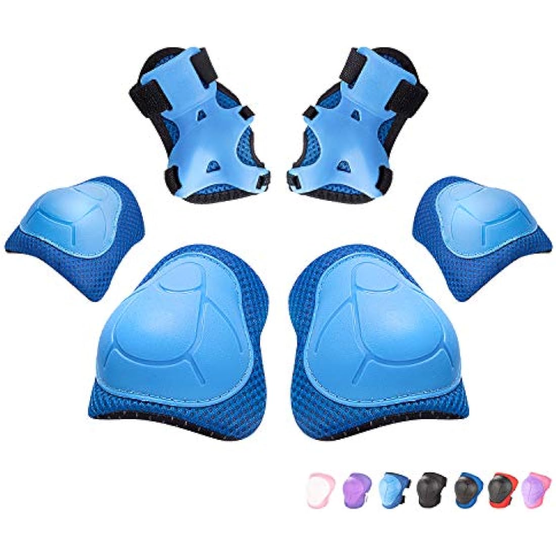 RUNDONG Kids Protective Gear Set – Knee, Elbow & Wrist Pads for Skating