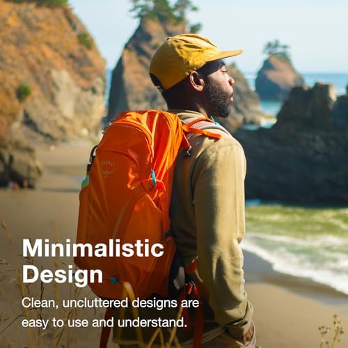 Osprey Hikelite Unisex Hiking Backpack | Lightweight Outdoor Daypack