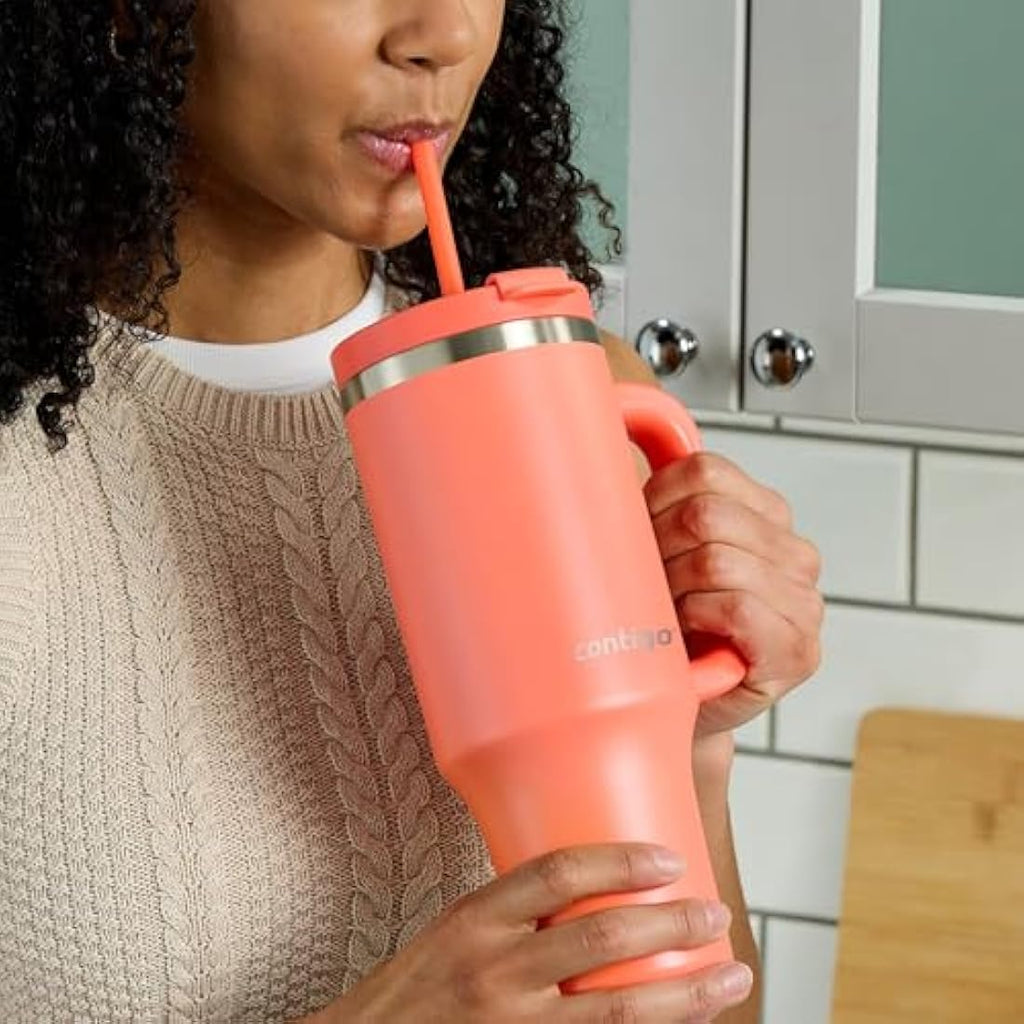 Contigo Streeterville 1200ml Insulated Tumbler with Handle and Straw
