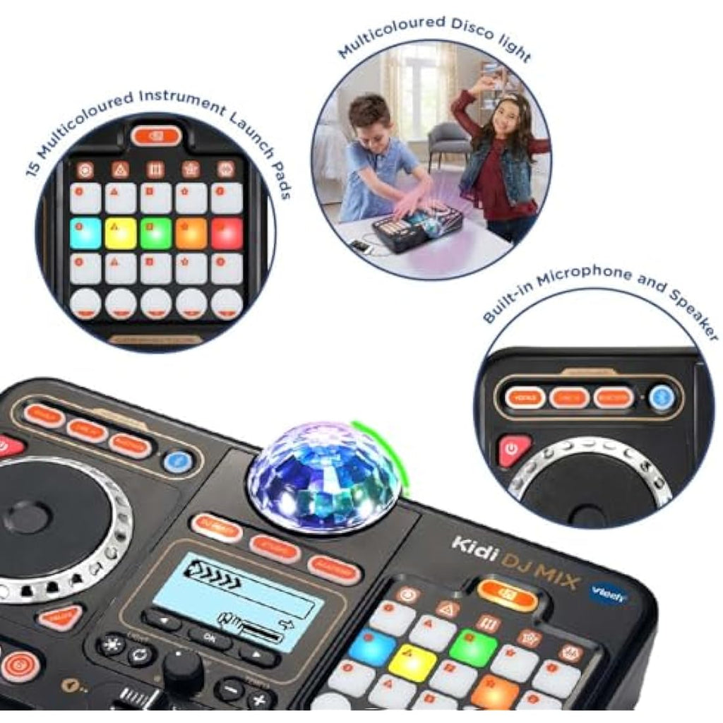 VTech Kidi DJ Mix – Interactive Kids DJ Mixer with Bluetooth & Lights