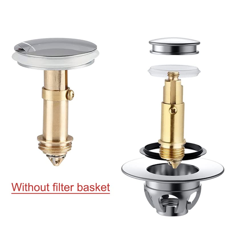 Ideal Swan 35mm Pop Up Sink Plug Replacement, Universal Basin Sink Plugs - image 3