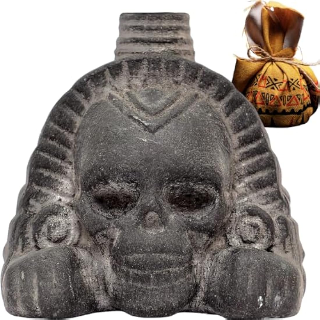 ITZCOEHUA Aztec Death Whistle – Authentic 125dB Obsidian Black