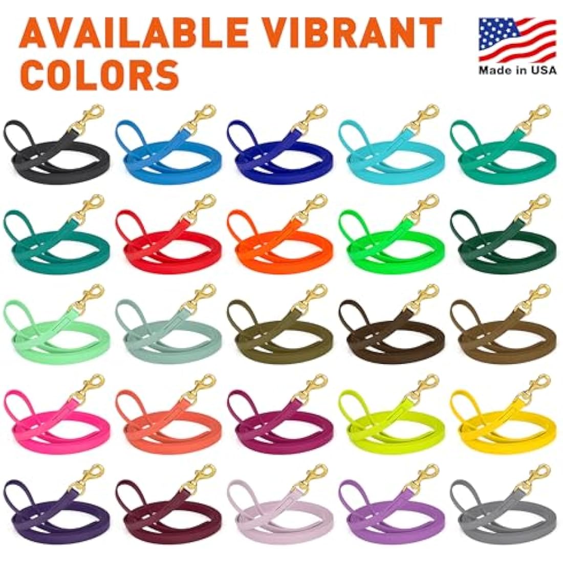 Viper Biothane Waterproof Tracking Dog Lead – Heavy Duty Long Line