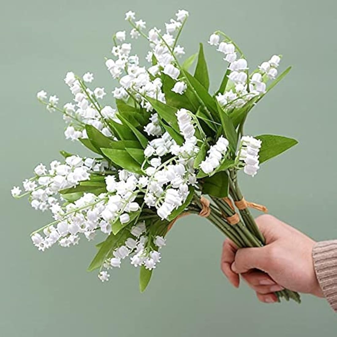 Jolof Store Lily of the Valley Artificial Flowers – 12Pcs UV Resistant White