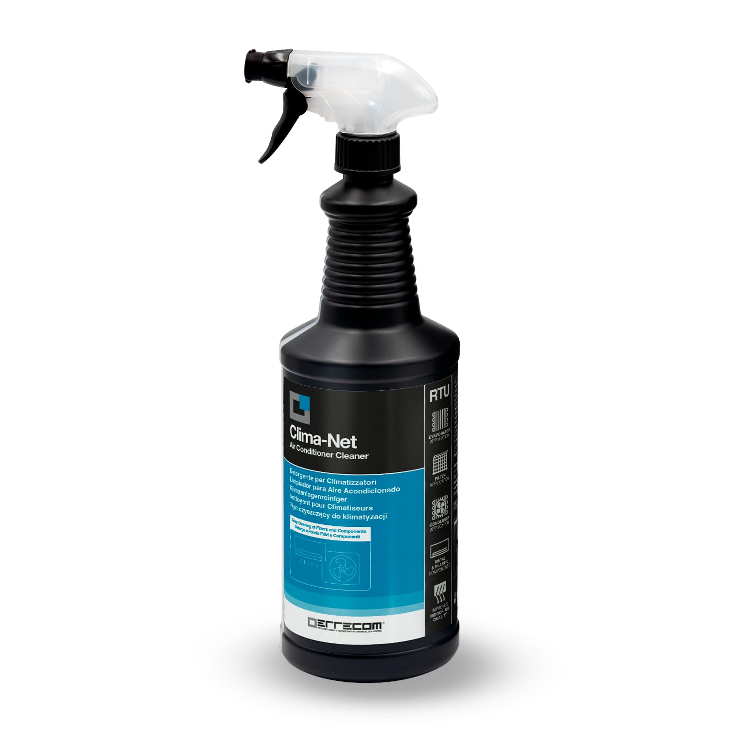 Errecom Clima-Net Air Conditioner Cleaner for Filters and Coils – 1L
