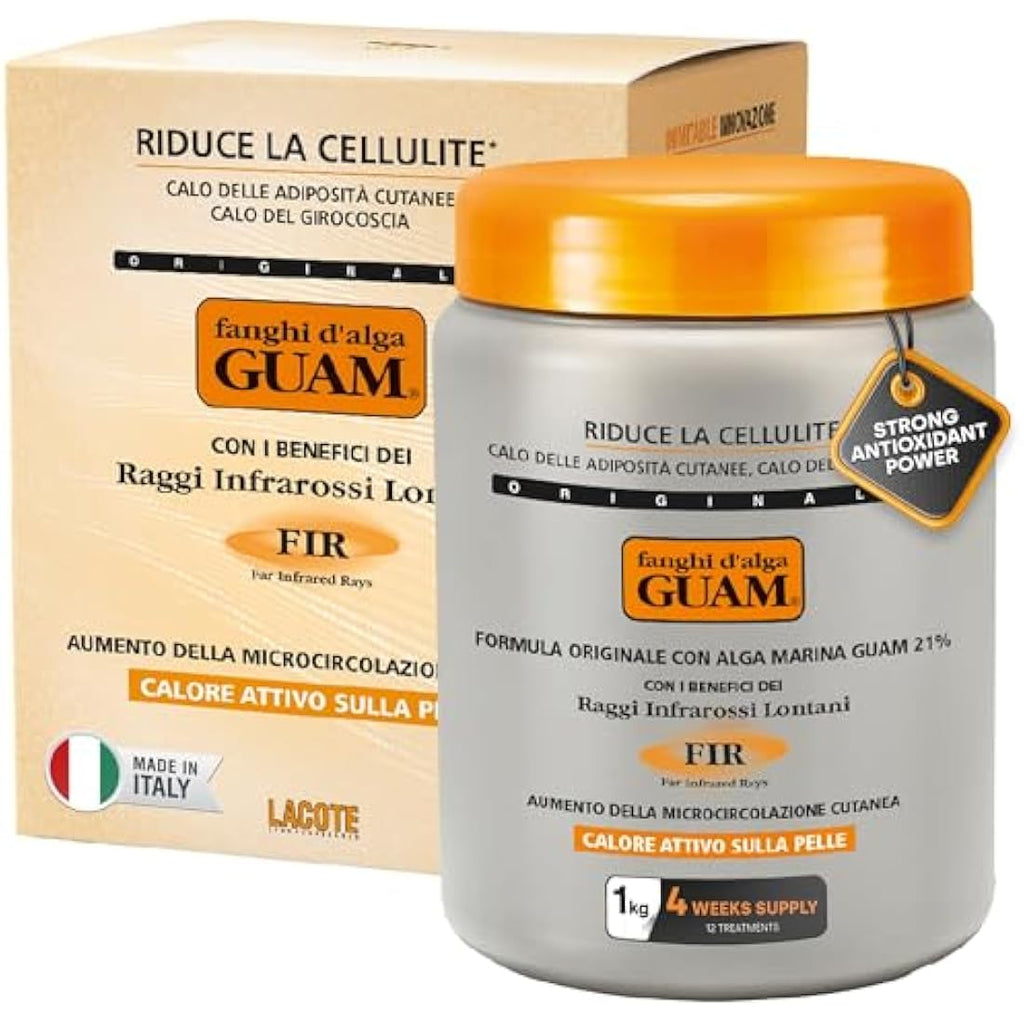 GUAM FIR Seaweed Mud – Anti Cellulite Hot Body Wrap for Tummy & Waist 1kg