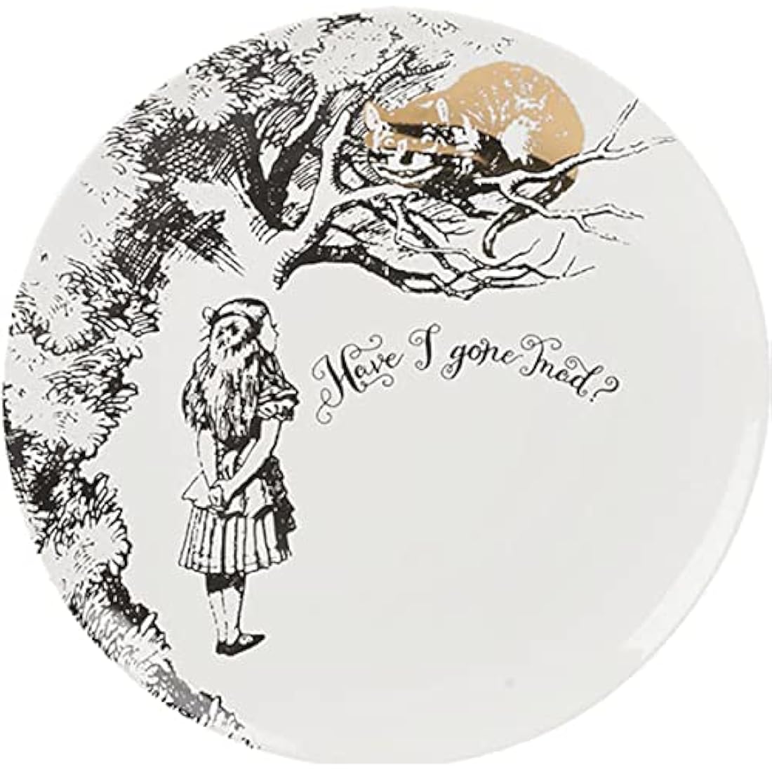 V&A Alice in Wonderland Fine China Side Plates, 20.5cm, Set of 4
