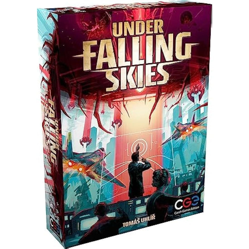 Under Falling Skies Solo Board Game | Czech Games Edition Sci-Fi Strategy