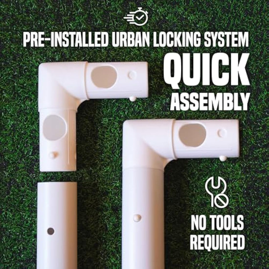 Football Flick uPVC Match Goal – All Weather Garden Training Goal