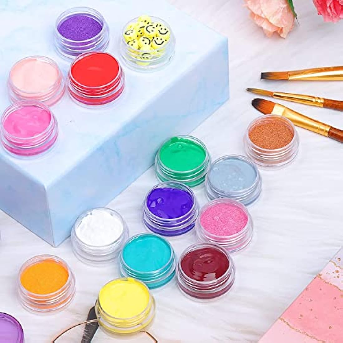 Jolof Store 100PCS Clear Cosmetic Sample Jars | 3g BPA Free Travel Pots