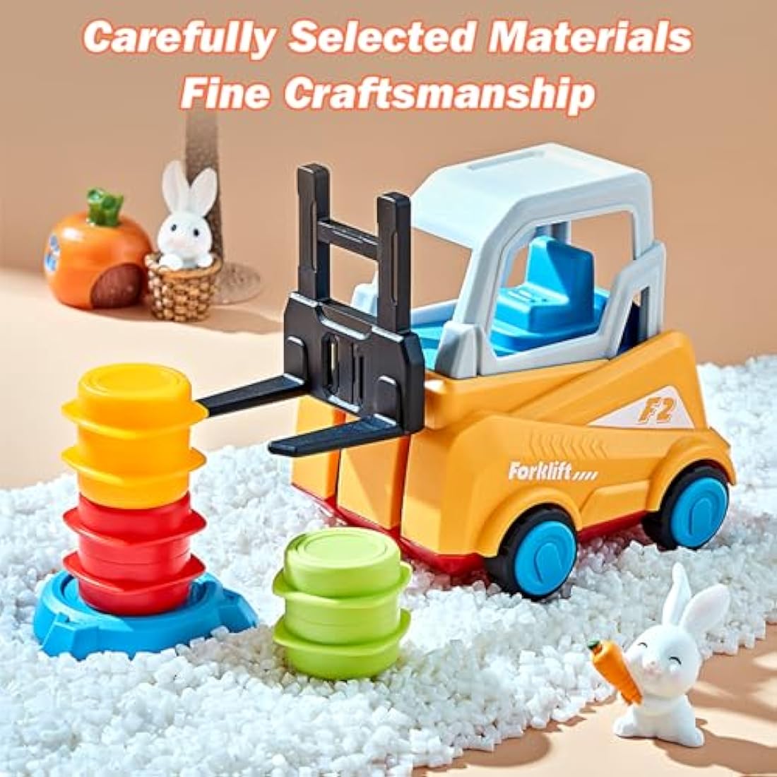Hayoom Forklift Transport Game – Educational Sensory Toy for Toddlers