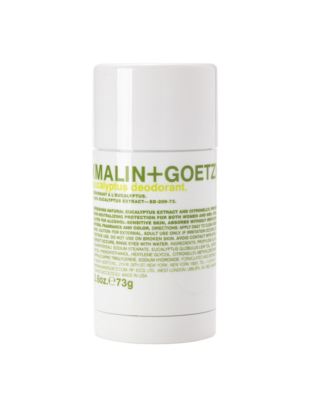 Malin & Goetz Eucalyptus Deodorant – Aluminum-Free for Sensitive Skin