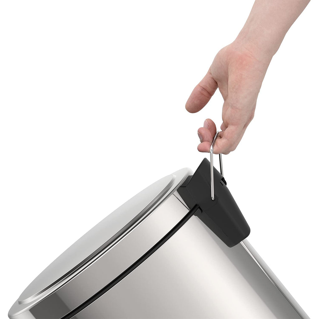 Tramontina 30L Stainless Steel Kitchen Bin – Pedal Waste Bin with Lid