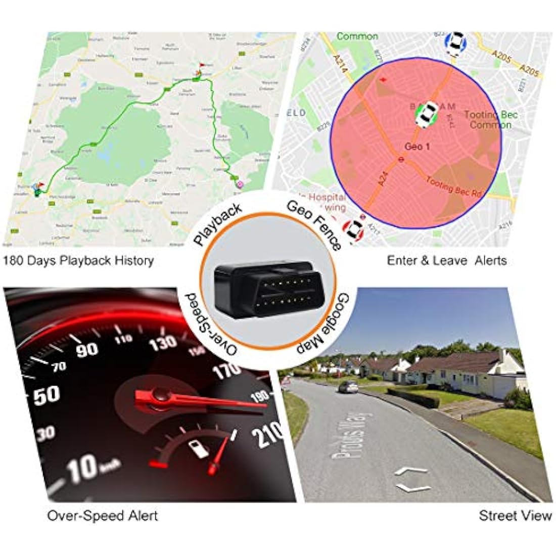 Amacam AM-T22 OBDII GPS Tracker – Real-Time Vehicle Tracking & Anti-Theft