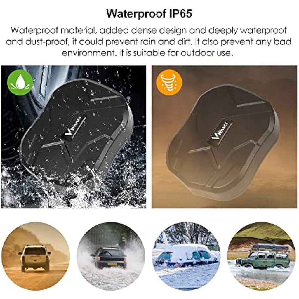 4G GPS Tracker – 10000mAh Magnetic Waterproof Vehicle Device